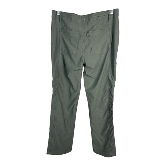 Kuhl Sz 8 Short Trekr Pants Ruched Leg Gray Nylon/Polyester EUC - Picture 2 of 13